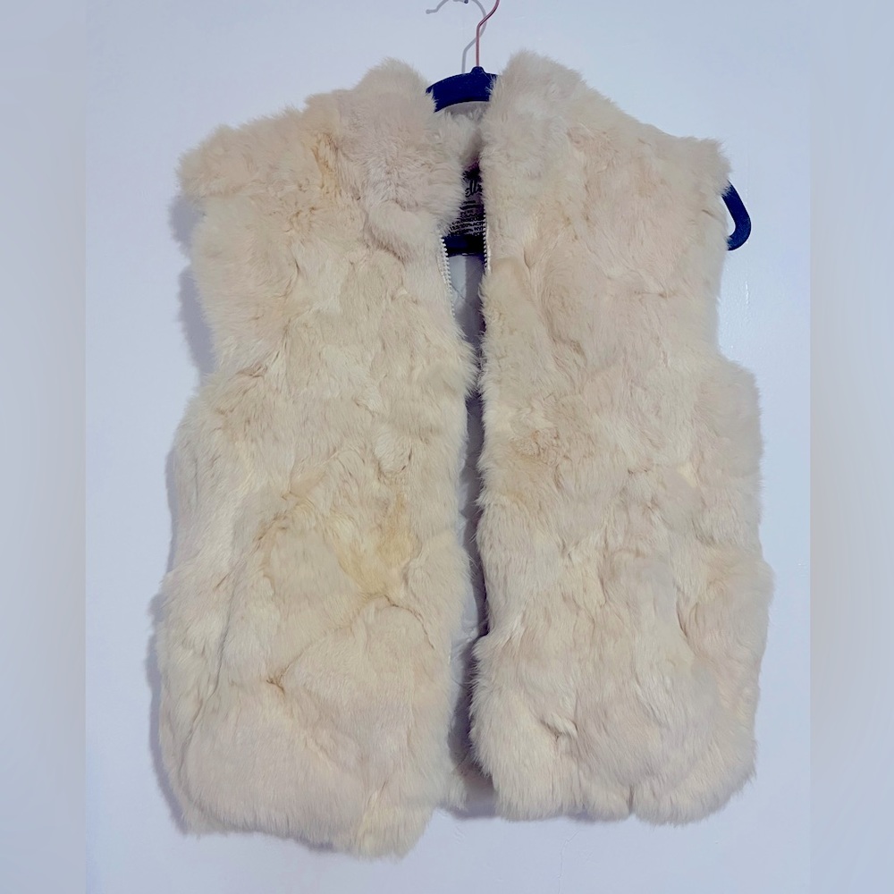 White Rabbit Fur Vest